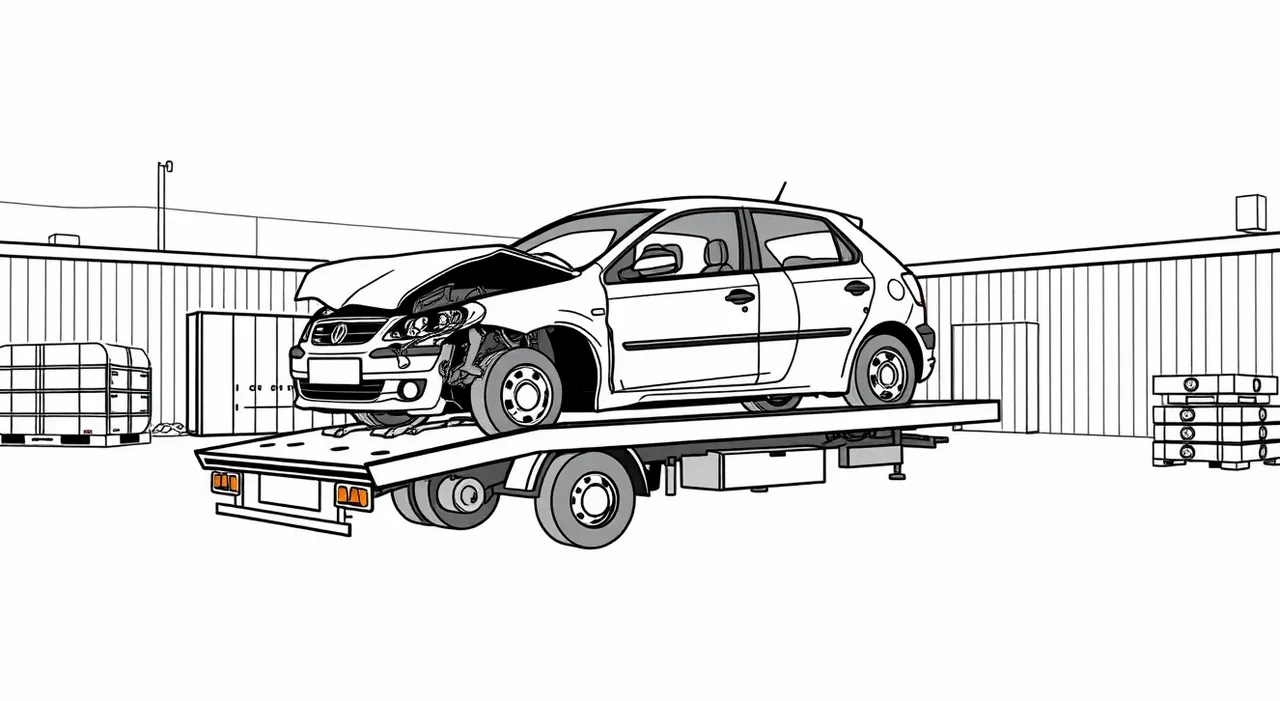 Mechanik v autoservise porovnáva nový náhradný diel s pôvodným poškodeným komponentom