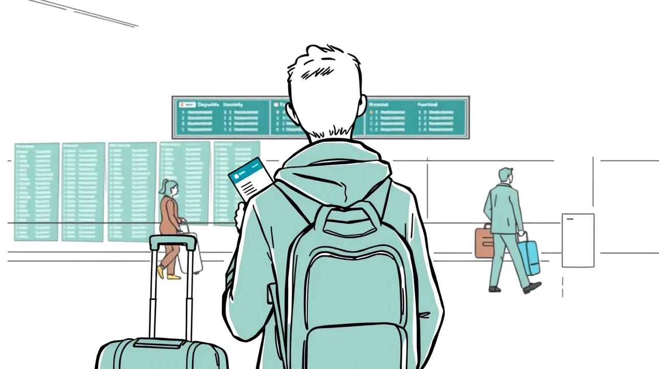 Turistka kontroluje otvorenú kabelku na ulici v letovisku