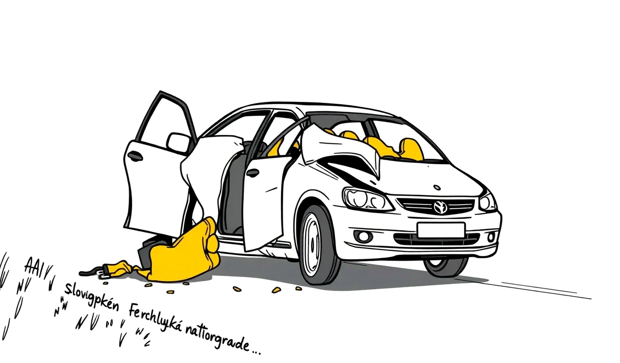 Pracovník asistenčnej služby nakladá nepojazdné firemné auto na odťahový špeciál pri krajnici