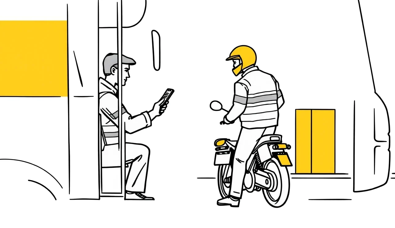 Cestujúci nastupujúci do autobusu s kuframi a cestovnými taškami