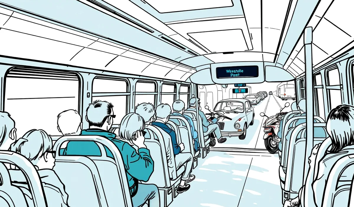 Ťažké odťahové vozidlo asistuje pri poruche autobusu na diaľnici