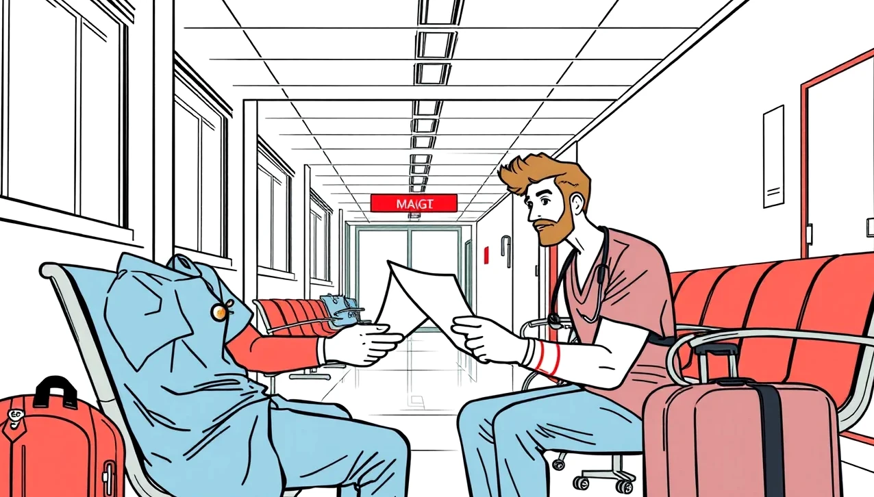 Tehotná žena na ultrazvukovom vyšetrení v ambulancii zahraničnej kliniky