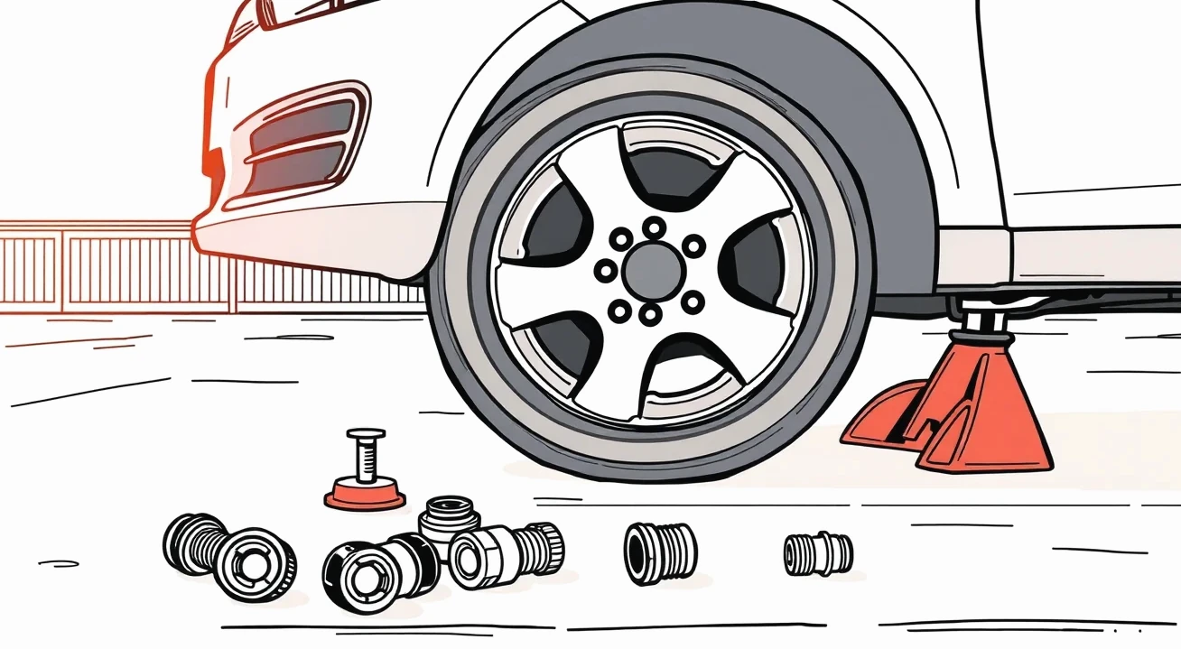 Technik inštaluje skrytú GPS jednotku zabezpečenia do palubnej dosky automobilu