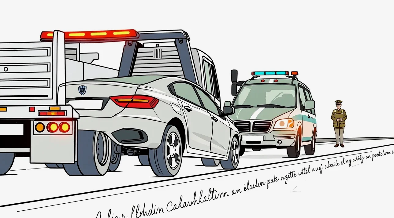Detail poškodenej automatickej mýtnej závory na diaľničnom priechode