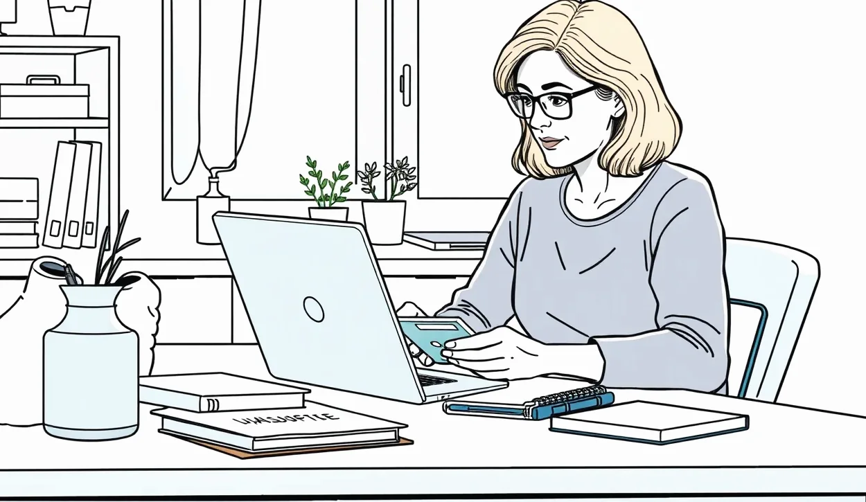 Interiér bytu so vstavanou skriňou a modernou kuchynskou linkou