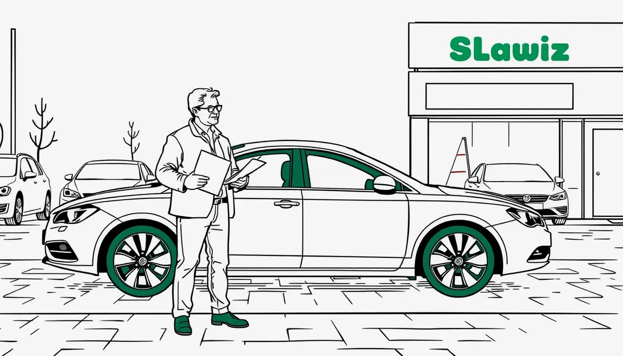 Luxusné SUV pri preberaní novým majiteľom po vybavení poistenia