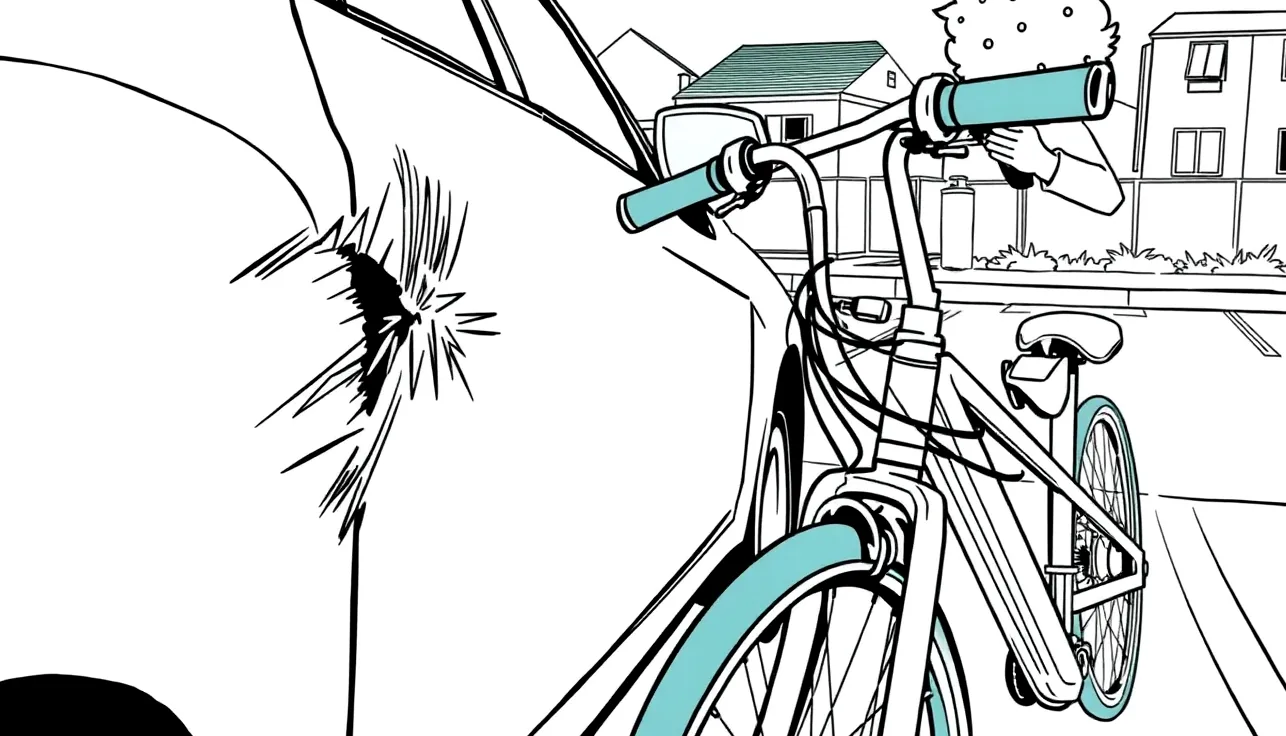 Riadidlá elektrického bicykla s namontovanou akceleračnou plynovou páčkou