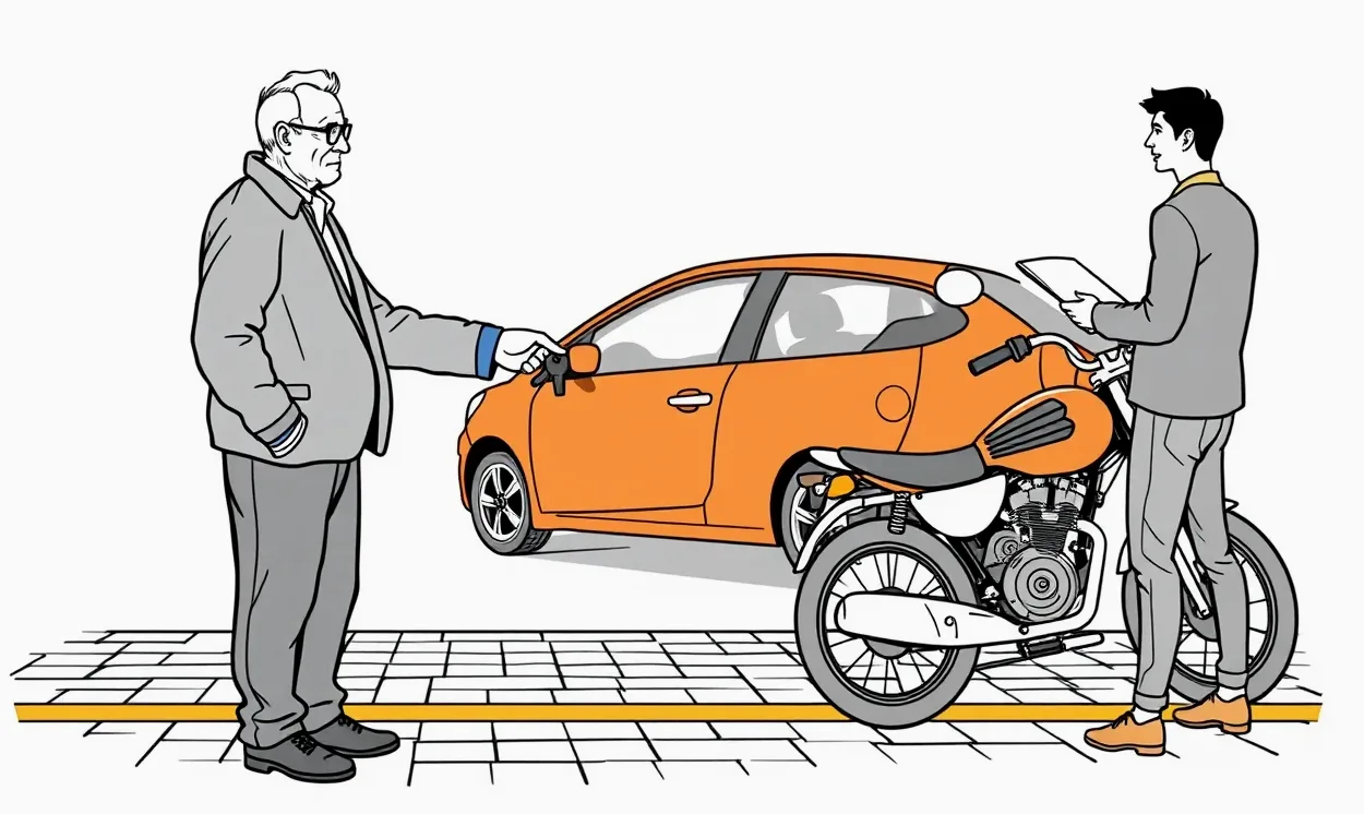 Kalkulačka a rozpočítané položky nákladov na prevádzku osobného automobilu